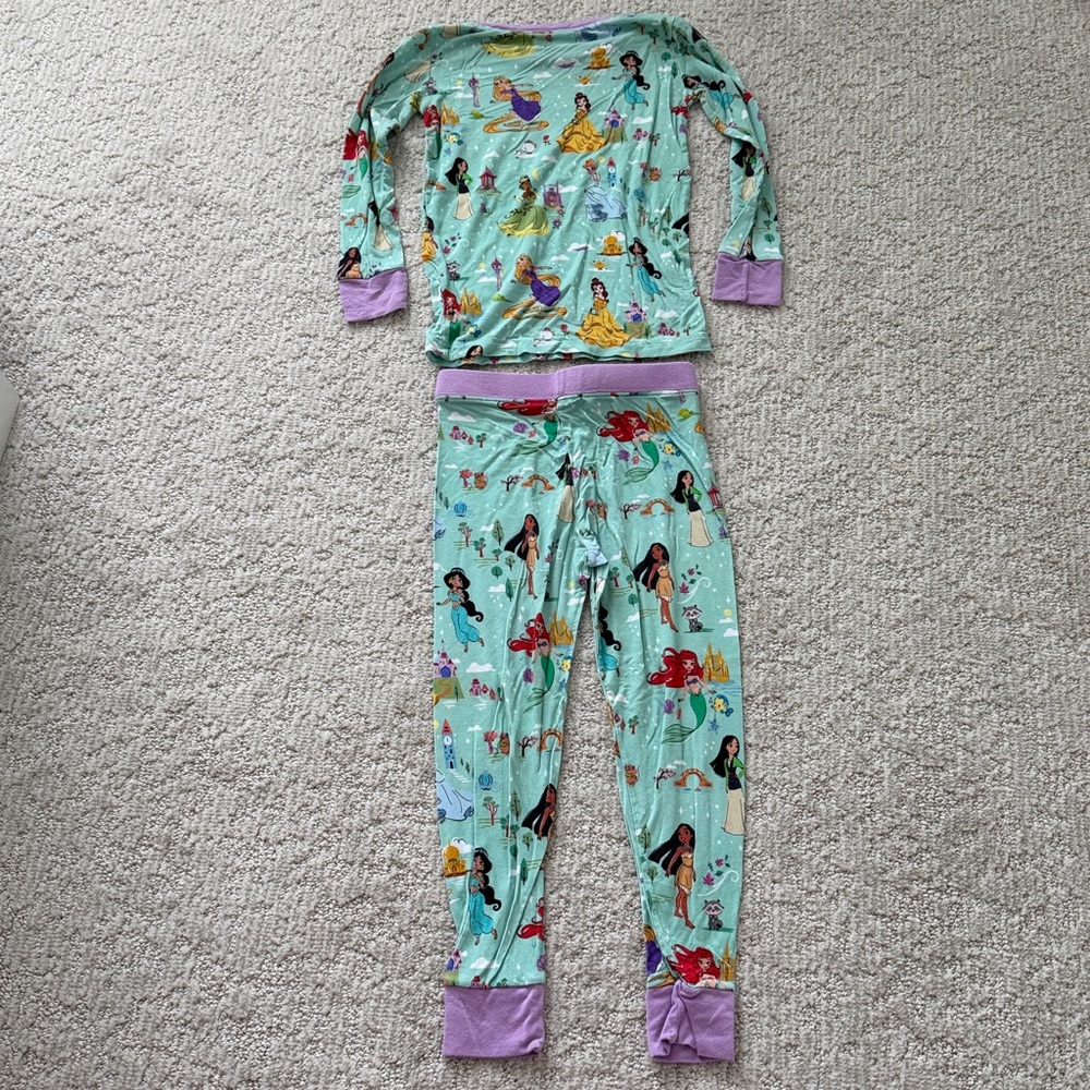 Little Sleepies Disney Princess Dreams Two-Piece Pajama Set - Picture 6 of 6